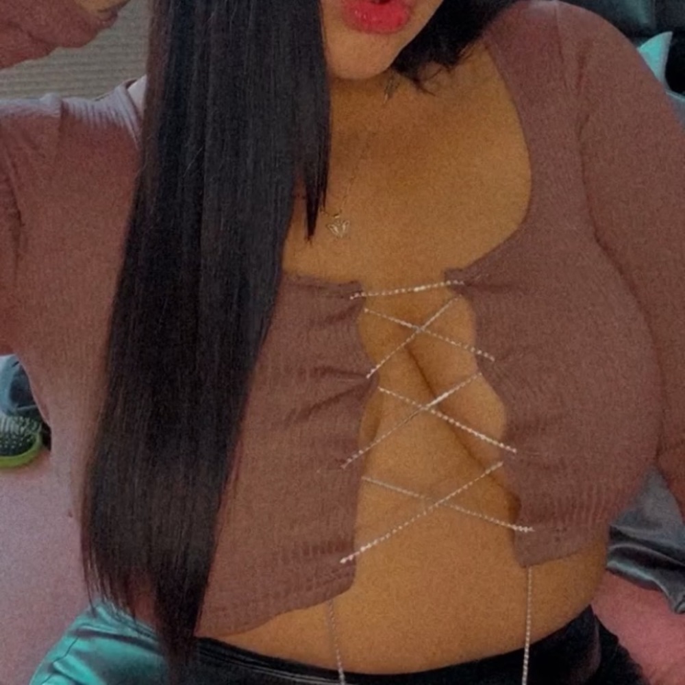 Diamond string crop top - Picture 6 of 6